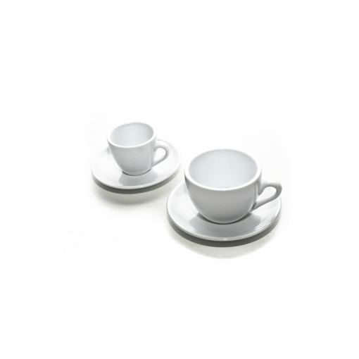 Plato café 14cm_ø REDONDA porcelana - Imagen 2