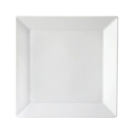 Bandeja cuadrada 35x35cm MING porcelana blanca