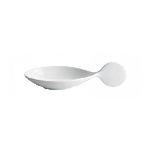 Cucharita degustación 10cm porcelana RAMSES