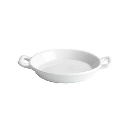 Mini PAELLA redonda 13cm Ø porcelana blanca