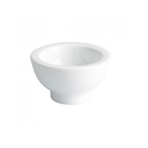 Mini bol redondo 7,5cmØ RECTO porcelana blanca