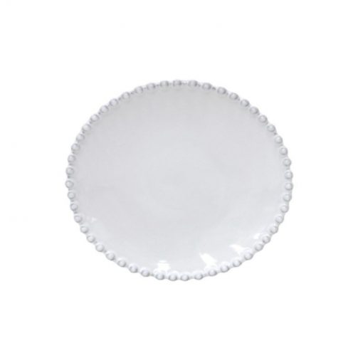 Plato pan 17cm_ø PEARL porcelana blanca