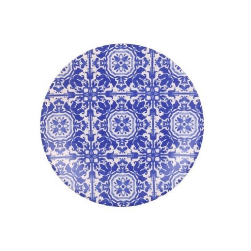 Plato postre 20cm Ø ZEUS AZULEJO stoneware