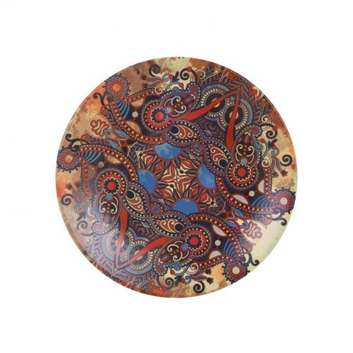 Plato postre 20cm Ø ZEUS MANDALAS stoneware