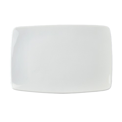 Bandeja rectangular 32X22cm NOTTE porcelana blanca