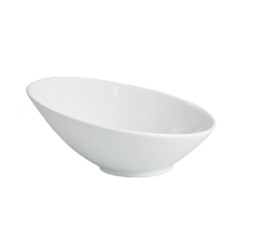 Mini bol redondo porcelana blanca