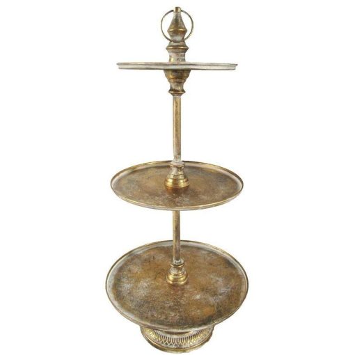 Expositor buffet 3 alturas 80x36cm MAXI COBRE ENVEJECIDO