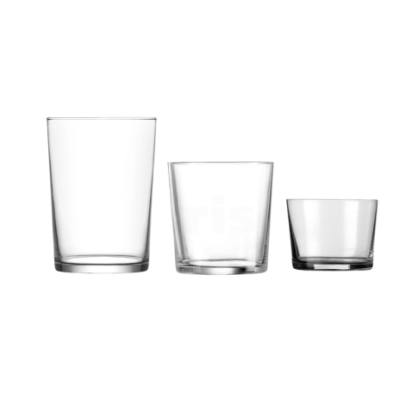 Vaso alto, mediano, bajo
