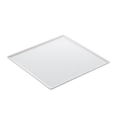 Bandeja cuadrada 40x40cm SNOW melamina blanca