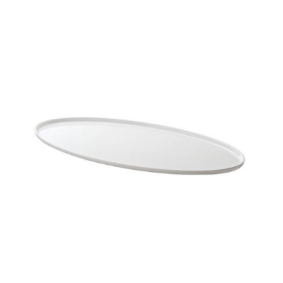 Bandeja ovalada 45x25cm SNOW melamina blanca