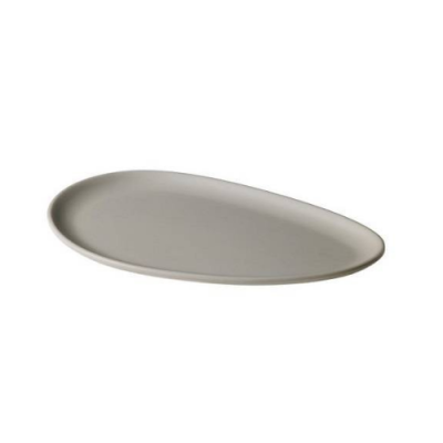 Bandeja ovalada 35x24cm PALETTE melamina gris