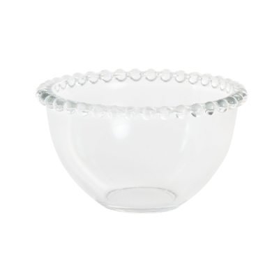 Bol redondo 13cm PEARL CRISTAL transparente